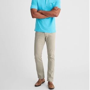 Johnnie-O Men's 5-Pocket Pant in Light Khaki
